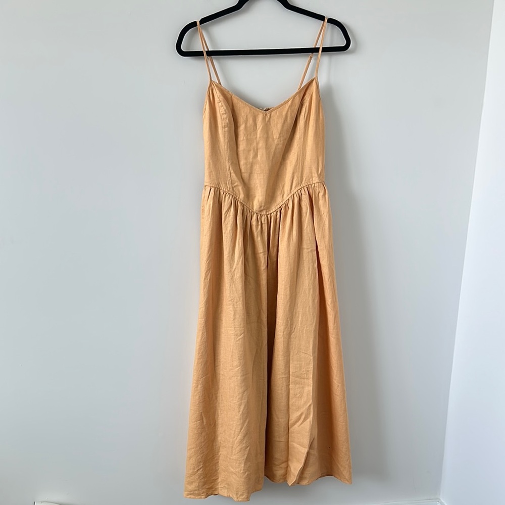 Aritzia Orange Maxi Dress - Picture 2 of 11